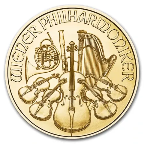 1/10 oncia moneta d'oro - Filarmonica 2024