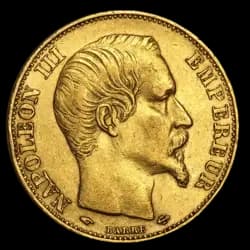 20 Französische Francs Goldmünze - Napoleon III (Kopf mit Lorbeer oder Kopf Unbedeckt) - Gemischte Jahrgänge 20 Französische Francs Goldmünze - Napoleon III (Kopf mit Lorbeer oder Kopf Unbedeckt) - Gemischte Jahrgänge