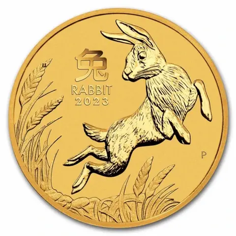 1 ounce Gold Coin - Australia Lunar Rabbit (Series III)