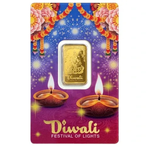 10 grammes Lingotin d'Or - Diwali Festival des lumières