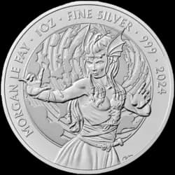 1 once Pièce d'Argent - Myths and Legends - Morgan Le Fay 2024 1 once Pièce d'Argent - Myths and Legends - Morgan Le Fay 2024