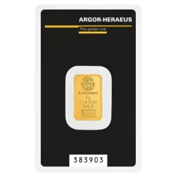 Lingote de oro de 5 gramos - Argor-Heraeus - serie Kinebar Lingote de oro de 5 gramos - Argor-Heraeus - serie Kinebar