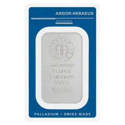 1 once Lingot de Palladium - Argor-Heraeus 1 once Lingot de Palladium - Argor-Heraeus
