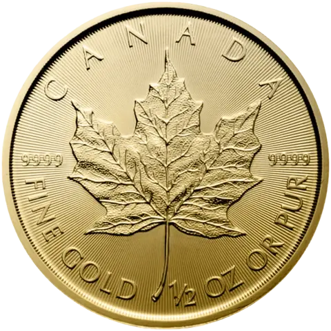 1/2 oncia Moneta d'Oro - Maple Leaf 