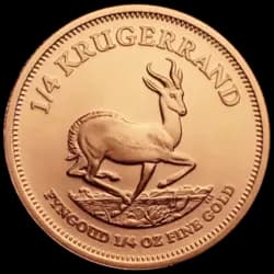 1/4 Unze Goldmünze - Krugerrand - Gemischte Jahrgänge 1/4 Unze Goldmünze - Krugerrand - Gemischte Jahrgänge