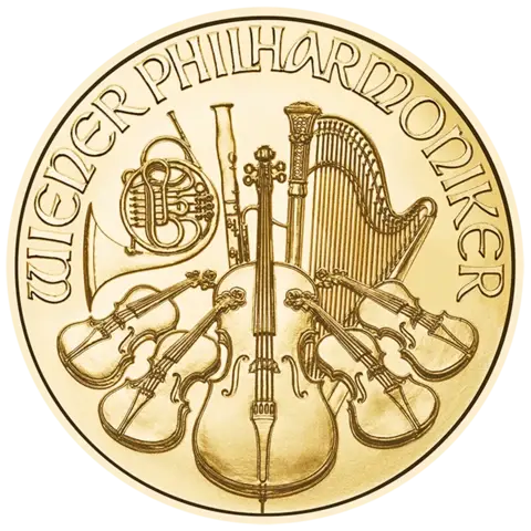 1/25 ounce Gold Coin - Philharmonic