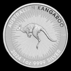 1 once Pièce d'Argent - Perth Mint Kangourou 2024 1 once Pièce d'Argent - Perth Mint Kangourou 2024