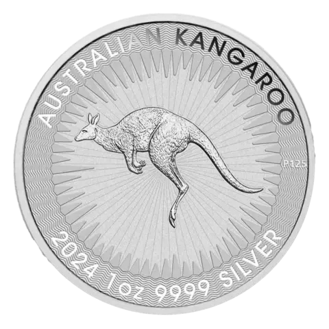 1 oz. Silbermünze - Perth Mint Känguru 2024