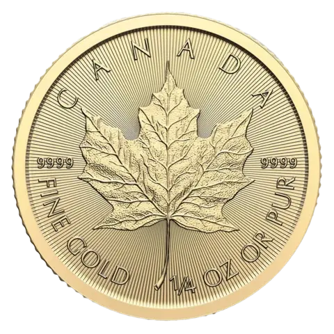 1/4 once Pièce d'Or - Maple Leaf 2024