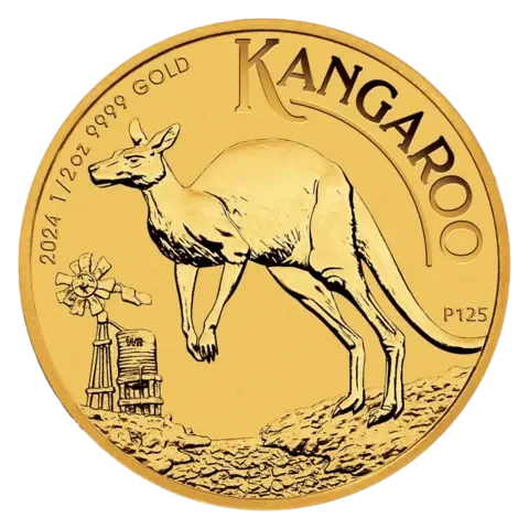 1/2 Unze Goldmünze - Kangaroo 2024