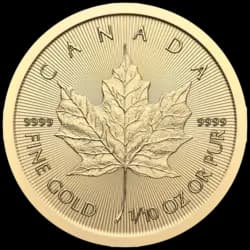 1/10 Unze Goldmünze - Maple Leaf Charles III 2024 1/10 Unze Goldmünze - Maple Leaf Charles III 2024