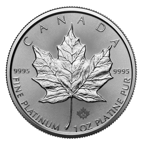 1 ounce Platinum Coin - Maple Leaf 2024