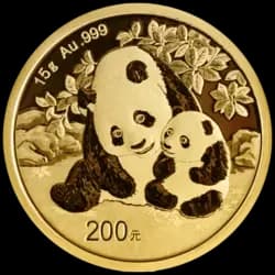 15 Gramm Goldmünze - Panda 2024 15 Gramm Goldmünze - Panda 2024