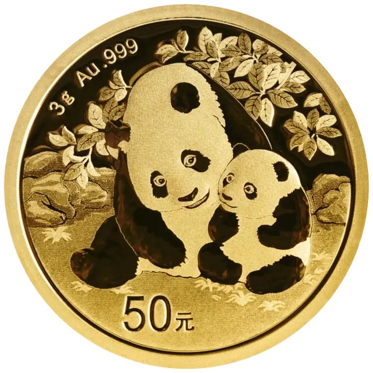 3 gram Gold Coin - Panda 2024