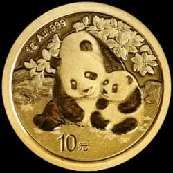 1 Gramm Goldmünze - Panda 2024 1 Gramm Goldmünze - Panda 2024