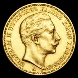 20 Mark Goldmünze - Wilhelm II. von Preußen - Gemischte Jahrgänge 20 Mark Goldmünze - Wilhelm II. von Preußen - Gemischte Jahrgänge