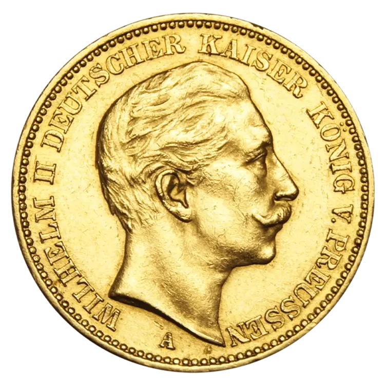 20 marchi Moneta d'Oro - Guglielmo II di Prussia