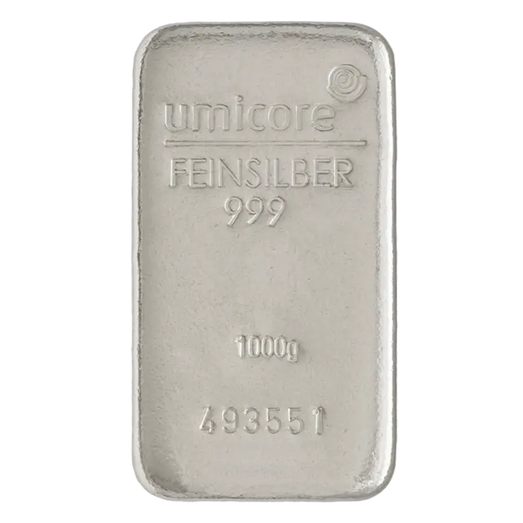 1 kg Silver Bar - Umicore