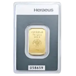 10 Gramm Goldbarren - Heraeus 10 Gramm Goldbarren - Heraeus