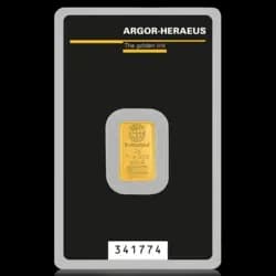2 Gramm Goldbarren - Argor-Heraeus 2 Gramm Goldbarren - Argor-Heraeus