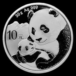 30 grammes Pièce d'Argent - Panda BU 2019 30 grammes Pièce d'Argent - Panda BU 2019