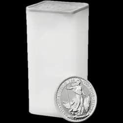 25 Coins Britannia Silver Tube (Mixed Years) 25 Coins Britannia Silver Tube (Mixed Years)