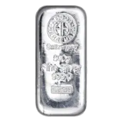 500 gram Silver Bar - Argor Heraeus 500 gram Silver Bar - Argor Heraeus
