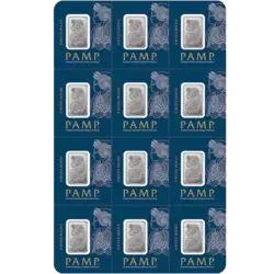 12x1 gramme multigramme Lingotins de Platine  - PAMP Suisse Lady Fortuna  12x1 gramme multigramme Lingotins de Platine  - PAMP Suisse Lady Fortuna