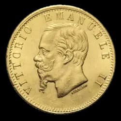 20 Lire Goldmünze - Vittorio Emmanuele II - Gemischte Jahrgänge 20 Lire Goldmünze - Vittorio Emmanuele II - Gemischte Jahrgänge