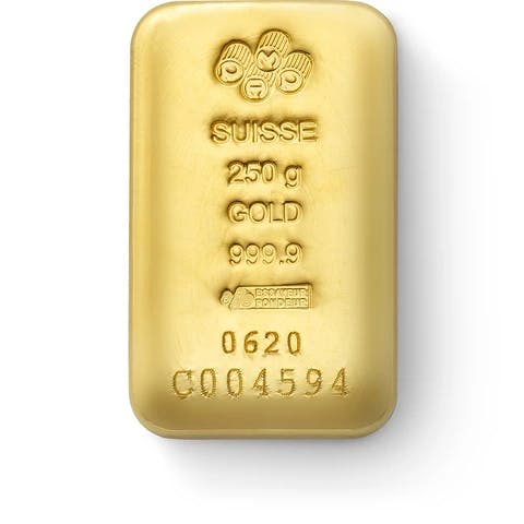 250 grammes lingot d'or - PAMP Suisse