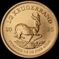 1/2 Unze Goldmünze - Krugerrand 2025 1/2 Unze Goldmünze - Krugerrand 2025