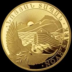 1/2 once Pièce d'Or - Arche de Noé Arménie 2025 1/2 once Pièce d'Or - Arche de Noé Arménie 2025