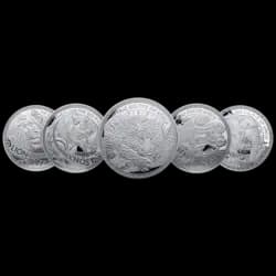 Set de 5x1 once Pièces d'Argent - Big Five of Africa 2025 Proof Like Set de 5x1 once Pièces d'Argent - Big Five of Africa 2025 Proof Like