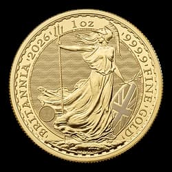 1 Unze Goldmünze - Britannia 2026 1 Unze Goldmünze - Britannia 2026