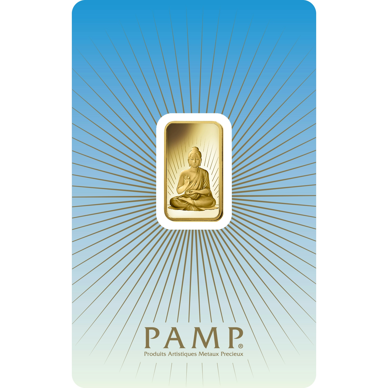 Invest in 5 gram Fine Gold Buddha - PAMP Swiss - Pack Front