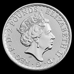 1 oz Silver Coin - Britannia BU 2018 1 oz Silver Coin - Britannia BU 2018