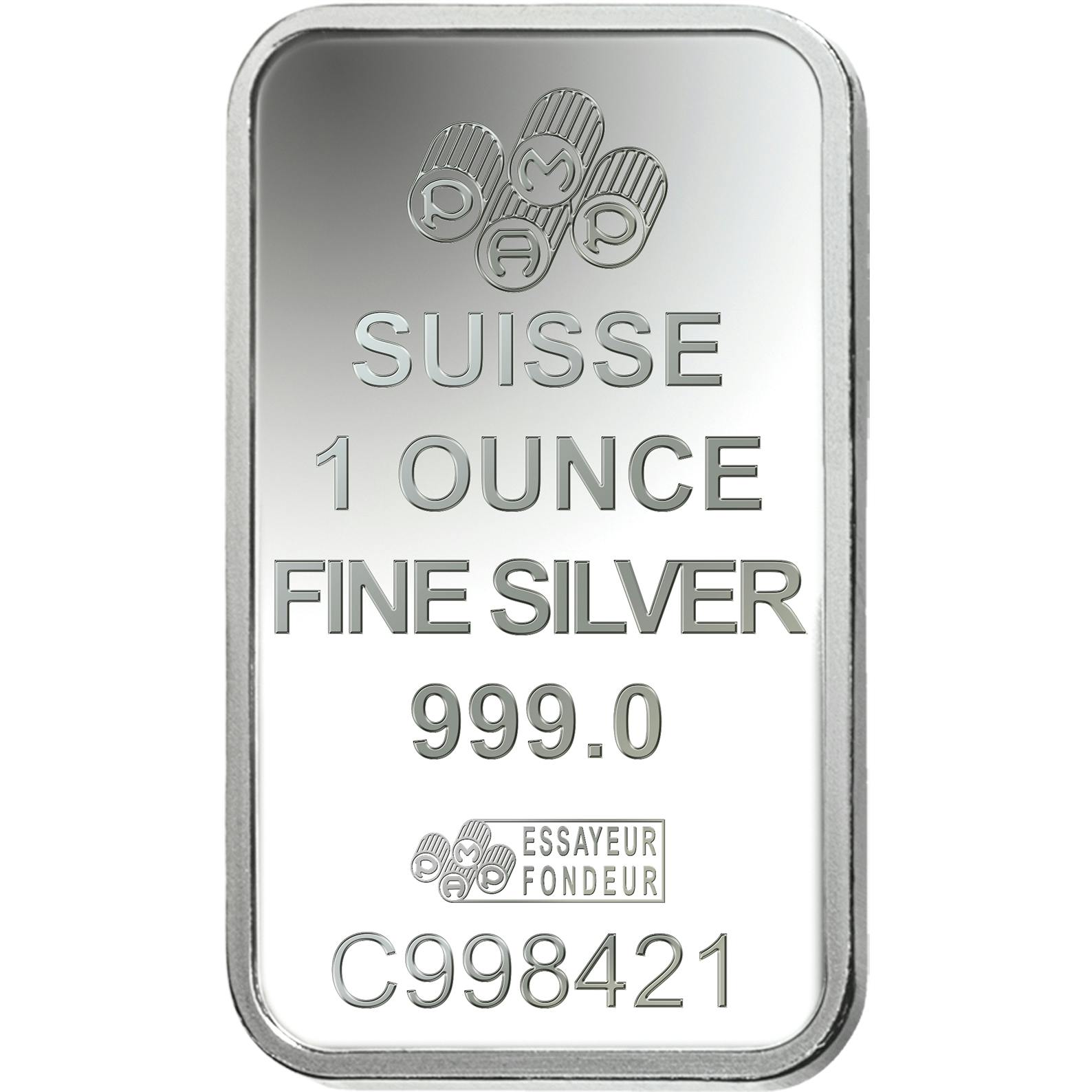 Investire in 1 oncia d'argento puro Buddha - PAMP Svizzera - Back 