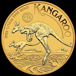1/10 once Pièce d’Or - Australie Kangourou 2026 1/10 once Pièce d’Or - Australie Kangourou 2026