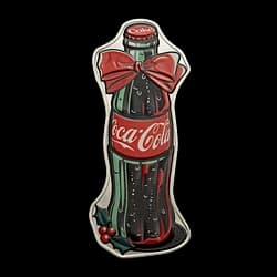 1 ounce Silver Coin - Coca-Cola Holiday Bottle 1 ounce Silver Coin - Coca-Cola Holiday Bottle - 1