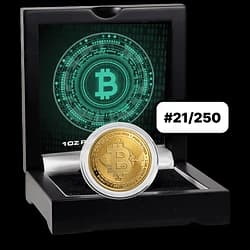 1 once Pièce d’Or - 2025 Bitcoin - certificat num. 21 1 once Pièce d’Or - 2025 Bitcoin - certificat num. 21