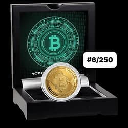 1 Unze Goldmünze - 2025 Bitcoin - Zertifikat Nr. 6 1 Unze Goldmünze - 2025 Bitcoin - Zertifikat Nr. 6