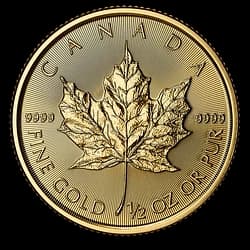 1/2 ounce Gold Coin - Canada Maple Leaf 2026 1/2 ounce Gold Coin - Canada Maple Leaf 2026