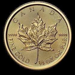 1/4 ounce Gold Coin - Canada Maple Leaf 2026 1/4 ounce Gold Coin - Canada Maple Leaf 2026