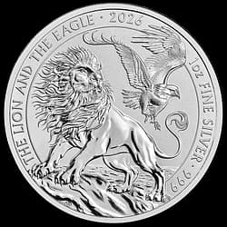 1 ounce Silver Coin - The Lion and the Eagle 2026 1 ounce Silver Coin - The Lion and the Eagle 2026 - 1