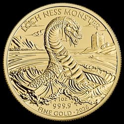 1 onza Moneda de Oro - La Leyenda del Lago Ness 1 onza Moneda de Oro - La Leyenda del Lago Ness - 1