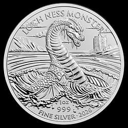 1 onza Moneda de Plata - La Leyenda del Lago Ness 1 onza Moneda de Plata - La Leyenda del Lago Ness - 1