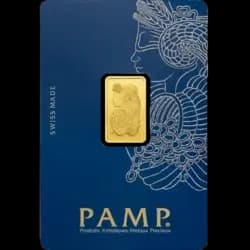 Achat d'or, Lingotin, Lingot d'or pur 5 grammes Lady Fortuna - PAMP Suisse - Veriscan investir dans l'or, 5 grammes Lingotin, Lingot d'or pur Lady Fortuna - PAMP Suisse - Veriscan