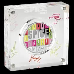 1 Unze Silbermünze - Music Legends Spice Girls koloriert Proof 1 Unze Silbermünze - Music Legends Spice Girls koloriert Proof - 1