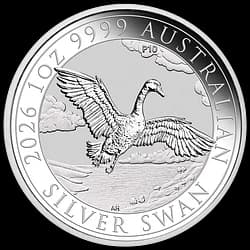 1 once Pièce d’Argent - Cygne Australien 2026 1 once Pièce d’Argent - Cygne Australien 2026 - 1