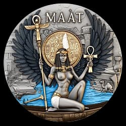2 onzas moneda de plata - Maat de Egipto 2 onzas moneda de plata Maat de Egipto - 1